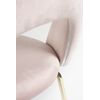 Pack 4 Sillas Dawa Gold Terciopelo De Terciopelo 86*46*40 Cm - Rosa