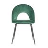 Pack 4 Sillas Dawa Black Terciopelo De Terciopelo 86*46*40 Cm - Verde