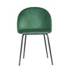 Pack 2 Sillas Black Dalnia Terciopelo De Terciopelo 86*46*40 Cm - Verde