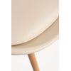 Pack 4 Sillas Mima De Polipropileno,polipropileno Y Polipiel 82*49*43 Cm - Beige