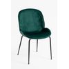 Silla Bille Black Terciopelo De Terciopelo 82*44*37.50 Cm - Verde