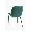 Silla Bille Black Terciopelo De Terciopelo 82*44*37.50 Cm - Verde