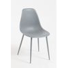 Silla Mykle Total De Polipropileno 85*46*38 Cm - Gris Claro