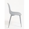 Silla Mykle Total De Polipropileno 85*46*38 Cm - Gris Claro