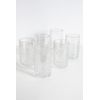 Pack 6 Vasos Ambar Alto 45cl Cok