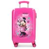 Maleta De Cabina Minnie Stickers Rígida 55cm