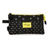 Estuche Movom Bubbles Tres Compartimentos Amarillo 12cm