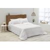 Edredon Jacquard Sherpa Karamelo Ania Blanco Para Cama De 135 Cm