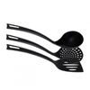 Set De 3 Utensilios De Cocina Quttin Nylon Negro