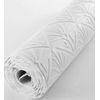 Papel Pintado Repintable Vinílico Lavable Geométrico Art Déco Blanco Alto Relieve - Eines Texture 123179 De Gaulan - Rollo De 10 M X 0,53 M