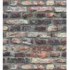 Papel Pintado Vinílico Lavable Muro De Ladrillos Multicolor Negro Con Textura En Relieve - Cleveland Street 126335 De Gaulan - Rollo De 10 M X 0,53 M