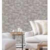 Papel Pintado Vinílico Lavable Efecto Muro De Ladrillos Gris Con Textura En Relieve - Harris Street 127123 De Gaulan - Rollo De 10 M X 0,53 M