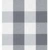 Papel Pintado Vinílico No Tejido Cuadros Escoceses Blanco Gris Negro - Connor 451842 De Gaulan - Rollo De 10 M X 0,53 M