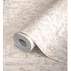 Papel Pintado Vinílico Lavable Texturizado Con Inserciones En Relieve Color Metalizado - Murat 676302 De Gaulan - Rollo De 10 M X 1,06 M