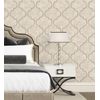 Papel Pintado Vinílico Lavable Geométrico En Relieve Estilo Finlandés Color Beige - Helsinki Ornaments 676315 De Gaulan - Rollo De 10 M X 1,06 M