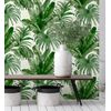 Papel Pintado Vinílico Lavable Tropical Hojas Plantas Verde Textura Óleo 3d - Habana Tropical 676369 De Gaulan - Rollo De 10 M X 1,06 M