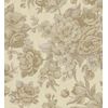 Papel Pintado Vinílico Flores Románticas Efecto Textura De Tela Tejida En Relieve - Anastasia Garden 676415 De Gaulan - Rollo De 10 M X 1,06 M