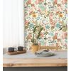 Papel Pintado Vinílico Ecológico Lavable Flores Mariposas Conejos Pájaros - Sophie Blossom 679376 De Gaulan - Rollo De 10 M X 0,53 M