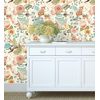 Papel Pintado Vinílico Ecológico Lavable Flores Mariposas Conejos Pájaros - Sophie Blossom 679376 De Gaulan - Rollo De 10 M X 0,53 M