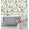 Papel Pintado Vinílico Ecológico Lavable Flores Mariposas Conejos Pájaros - Sophie Blossom 679377 De Gaulan - Rollo De 10 M X 0,53 M