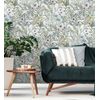 Papel Pintado Vinílico Ecológico Lavable Flores Y Plantas Hojas Silvestres - Marseille 679379 De Gaulan - Rollo De 10 M X 0,53 M