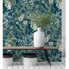 Papel Pintado Vinílico Ecológico Lavable Flores Y Plantas Hojas Silvestres - Marseille 679380 De Gaulan - Rollo De 10 M X 0,53 M