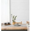 Papel Pintado Vinílico Ecológico Listones De Madera Blanco Horizontal Con Relieve - Porto Ancora 679611 De Gaulan - Rollo De 10 M X 0,53 M