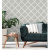 Papel Pintado Vinílico Ecológico De Rombos Difuminados Gris Claro - Norden House 679662 De Gaulan - Rollo De 10 M X 0,53 M