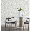 Papel Pintado Vinílico Ecológico Geométrico Con Textura Y Tonos Metalizados - Kenmore 679782 De Gaulan - Rollo De 10 M X 0,53 M