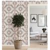 Papel Pintado Vinílico Ecológico Geométrico Estilo Boho Con Textura Lisa - Boho Home 679831 De Gaulan - Rollo De 10 M X 0,53 M