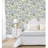 Papel Pintado Vinílico Ecológico De Flores Dibujadas Estilo Retro - Garden Flowers 680614 De Gaulan - Rollo De 10 M X 0,53 M