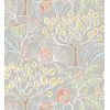 Papel Pintado Vinílico Ecológico Nórdico De Árboles Con Frutos - Kayla Forest 680616 De Gaulan - Rollo De 10 M X 0,53 M