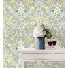 Papel Pintado Vinílico Ecológico De Flores Y Pájaros Estilo Inglés - Kensington Floral 680647 De Gaulan - Rollo De 10 M X 0,53 M