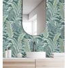 Papel Pintado Vinílico Ecológico Decorativo De Hojas Tropicales - Palmer Hill 680739 De Gaulan - Rollo De 10 M X 0,53 M