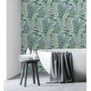 Papel Pintado Vinílico Ecológico Decorativo De Hojas Tropicales - Palmer Hill 680739 De Gaulan - Rollo De 10 M X 0,53 M