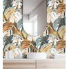 Papel Pintado Vinílico Ecológico Hojas Tropicales Multicolor - Tropical Island 680776 De Gaulan - Rollo De 10 M X 0,53 M