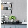 Papel Pintado Vinílico Lavable Ligeramente Metalizado Con Textura En Relieve - Claxton Tiles 680967 De Gaulan - Rollo De 10 M X 1,06 M