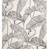 Papel Pintado Lavable Hojas Tropicales Y Flamencos Estilo Art Déco - Luxury Flamand 681299 De Gaulan - Rollo De 10 M X 0,53 M