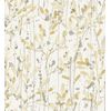 Papel Pintado Vinílico Lavable De Hojas Tonos Amarillo Acuarela De Diseño Moderno Estilo B - Amy Leaf 681440 De Gaulan - Rollo De 10 M X 0,52 M