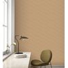 Papel Pintado Vinílico Ecológico De Diseño De Rombos Efecto Fibra Vegetal Con Relieve - Kaylan 681470 De Gaulan - Rollo De 10 M X 0,52 M