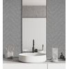 Papel Pintado Vinílico Lavable De Espigas En Relieve Con Efecto Nacarado - Dethon Spike 681645 De Gaulan - Rollo De 10 M X 1,06 M