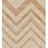 Papel Pintado Vinílico Geométrico Zigzag Ocre Con Textura En Relieve - Enzo Spike 681658 De Gaulan - Rollo De 10 M X 1,06 M