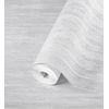 Papel Pintado Vinílico Lavable Con Textura En Alto Relieve Color Blanco - Bissen Texture 681669 De Gaulan - Rollo De 10 M X 1,06 M