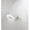 Papel Pintado Vinílico De Rayas Blancas Efecto Pasta Rayada Con Relieve - Maurice Lines 681681 De Gaulan - Rollo De 10 M X 1,06 M