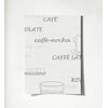 Muestra Din A4 De Papel Pintado Vinílico Lavable De Tazas De Café Desayuno, Gris Blanco Con Relieve - Italian Coffee 421638 De Gaulan