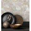 Muestra Din A4 De Papel Pintado Vinílico Efecto Estuco Gris En Relieve Con Vetas Metalizadas - Neptune Stone Texture 676357 De Gaulan