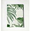 Muestra Din A4 De Papel Pintado Vinílico Lavable Tropical Hojas Plantas Verde Textura Óleo 3d - Habana Tropical 676369 De Gaulan