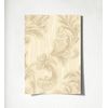 Muestra Din A4 De Papel Pintado Vinílico Damasco Clásico Beige Efecto Textura De Tela Tejida En Relieve - Bizans Damask 676875 De Gaulan