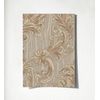 Muestra Din A4 De Papel Pintado Vinílico Damasco Clásico Gris Y Marrón Textura De Tela Tejida En Relieve - Bizans Damask 676877 De Gaulan