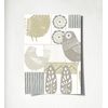 Muestra Din A4 De Papel Pintado Vinílico Ecológico De Gallinas Y Árboles Con Estilo Nórdico - Scandi Birds 679408 De Gaulan